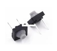 Interruttore tattile 100 pezzi 8 * 8mm DIP switch 2P pulsanti conduttivi interruttore a pulsante in silicone interruttore a sfioramento interruttore centrale 2 pin Controls Switches