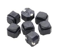 Interruttore tattile 20 pezzi/lotto 6 * 6 * 5mm Interruttore muto Interruttore a pulsante tastiera in silicone 6X6X5 MM 2 pin Interruttori silenziosi