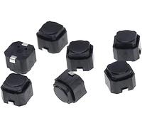 Interruttore tattile 20PCS 6 * 6 * 5mm Interruttore muto Tastiera in silicone Interruttore a pulsante 6X6X5mm 2 Pin Interruttori silenziosi