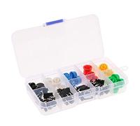 Interruttore tattile a pulsante, 50 pezzi, set di 6 colori, qualità adorabile e durevole