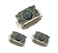 Interruttore tattile a pulsante SMT, 3 x 4 x 2 mm, 2 pin, con colonna di posizionamento, 20 pezzi