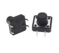 Interruttore tattile verticale 12x12 da 4,3/4,5/5/6/7/8/9/10/11/12/13 mm, micro 4 pin, pulsante elettronico con autoripristino, 10 pezzi(K020h009-9.0mm)