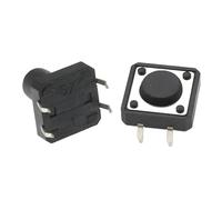 Interruttore tattile verticale 12x12 da 4,3/4,5/5/6/7/8/9/10/11/12/13 mm, micro 4 pin, pulsante elettronico con autoripristino, 10 pezzi(K020b008-4.5mm)