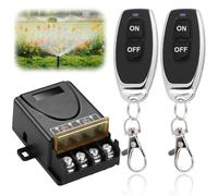 Interruttore telecomando senza fili 433 MHz, 220 V, 30 A, telecomando con 2 trasmettitori, telecomando, interruttore per porta garage, tapparelle
