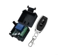 Interruttore telecomando wireless 1 canale DC 5V-24V 433MHz RF ricevitore con codice di apprendimento per illuminazione LED e domotica
