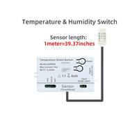 Interruttore temperatura e umidità WiFi compatibile per Tuya per un facile cont