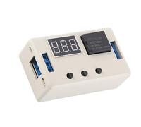 Interruttore Temporizzato 12V, Display LED 12V Relè Temporizzato 12V Regolabile, Relè Temporizzato del Modulo Interruttore di Controllo Automazione per Applicazioni Industriali e