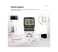 Interruttore Temporizzato Digitale Elettronico Presa da Cucina Timer Programmabile Outlet Controllo Spegnimento Temporizzato Spina UK