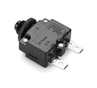 Interruttore termico a pulsante Interruttore automatico di protezione da sovraccarico termico unipolare 3A-30A 125/250VAC 32/50VDC Motore Pompa(18a)