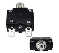 Interruttore Termico Circuit 15 Amp Premere per Resettare AC Dc 15A Overcurrent