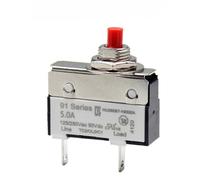 Interruttore termico con ripristino manuale serie 91, interruttore automatico, protettore da sovraccarico e sovracorrente(3A)