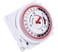 Interruttore Timer 24 Ore 220 V/16 a per Infissi/Riscaldatori Domestici/Piscine/