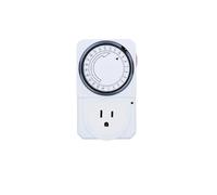 Interruttore timer ciclico 24 ore timer da cucina presa loop presa di temporizzazione universale timer meccanico 230VAC 3500W 16A UK EU CN US Plug(US)