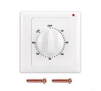 Interruttore timer conto alla rovescia, AC220V elettronico meccanico Countdown Controller 86 pannelli, per ventola scaldabagno pompa serbatoio di pesce, temporizzazione 60 min