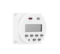 Interruttore timer digitale CN101A Microcomputer digitale Programmatore settimanale 7 giorni Timer elettronico Interruttore 220V Relè temporizzato con conto alla rovescia 12V DC for luce e ventilatore