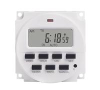 Interruttore timer digitale Interruttore orario automatico for cancello elettronico digitale programmabile a intervalli di 1 secondo, 7 giorni al giorno, DC 24 V(TM618sH-1 110V timer)