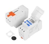 Interruttore timer digitale Interruttore orario digitale programmabile settimanale elettronico 7 giorni Controllo timer relè AC 220V 230V 16A Montaggio su guida DIN(110V AC)