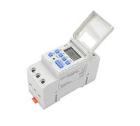 Interruttore timer digitale Interruttore orario industriale digitale programmabile settimanale elettronico di 7 giorni, controllo timer AC 220V 16A, montaggio su guida DIN