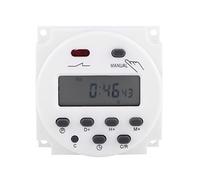Interruttore timer digitale LCD, interruttore orario computer programmabile settimanalmente 17on/17off timer relè, timer elettronico per apparecchiature elettriche/casa(24V)