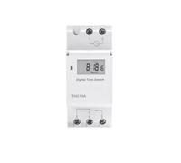Interruttore timer digitale Relè elettronico settimanale programmabile digitale a 7 giorni con controllo del tempo, interruttore, AC 220V 230V 12V 24V 30A, guida DIN AHC30A THC30A(24V1NO1NC)