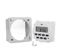 Interruttore timer digitale Timer digitale programmabile a 12 V CC, 7 giorni alla settimana, controllo relè temporizzato, 12 volt, formato 12/24 ore, orologio con conto alla rovescia OFF(With Enclosur