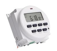 Interruttore timer digitale Timer digitale programmabile da 5 V a 7 giorni, con controllo del relè di tempo in formato 12/24 ore e funzione di conto alla rovescia.(5V Timer)