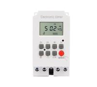 Interruttore timer digitale Timer elettronico programmabile AC 220V 25A Relè Settimana/Giorno/Minuti/Secondi 168 ore Interruttore orario digitale Controller Memoria di blackout(KG316T-III)
