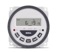 Interruttore timer digitale TM619 AC 220V 230V 240V Timer di alimentazione digitale Relè interruttore orario programmabile(Replace Battery 30A)