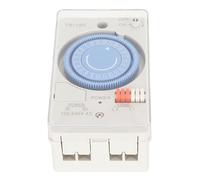 Interruttore Timer Meccanico, Timer Con Controllo Orario 15 Minuti, PC 12.2x7.1x5cm, 100-240V AC - Alta Precisione, Facile Installazione, Per Casa Cucina Esterno