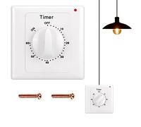 Interruttore timer per conto alla rovescia AC 220 V 60 minuti - Impermeabile IP65 per il bagno - Controllo della luce con timer