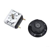 Interruttore timer per forno a microonde e cuociriso con campana, impostazioni regolabili da 30 a 120 minuti, struttura in metallo e plastica, timer elettrico 16 A 250 V (30 min)