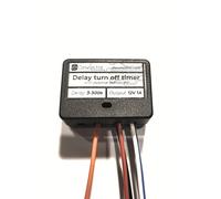 Interruttore timer spegnimento ritardo led DRL auto da 3 a 300s 12V 1A scatol...