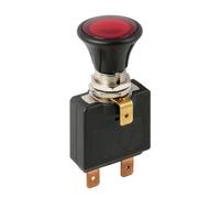 Interruttore Tira Spingi ON/OFF con Spia LED 12V 24V 50A Foro Ø14,2 mm Lampa