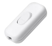 Interruttore Torpedo Bi-Pole, 6A 250V Bipolare a 2-3 Poli, Bilanciere per Piccoli Elettrodomestici e Lampade da Scrivania (Bianco)