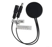 Interruttore touch dimmerabile a LED per luci LED 12 V/24 V CC, controller impermeabile 5 A sensibile al tocco con cavo da 20 cm, alloggiamento in ABS, bianco o nero (nero)