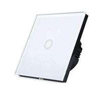 Interruttore Touch Interruttore Tattile Leggero Lampada Da Parete Con Sensore 220V Standard Pannello In Vetro Temperato 1/2/3 Gruppi Impermeabile Intelligente No(White 1 Only)