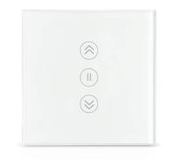 Interruttore Touch Interruttori Della Luce Intelligenti Interruttore for Tende Con Funzione Di Limite for A Rullo Elettrici Controllo Vita Intelligente 110 V 220 Nero(White)