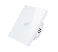 Interruttore Touch Interruttori Della Luce Intelligenti Interruttore Tattile A 1 Via Con Pannello In Vetro Temperato AC 110 V 220 A Parete Standard Gang 2 3(Sun Flower Patternw,1-Gang)