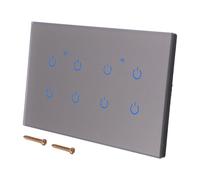 Interruttore Touch WiFi Compatibile Per Tuya con Elegante Finitura Vetro Tempera