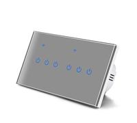 Interruttore Touch WiFi Compatibile Per Tuya con Elegante Finitura Vetro Tempera
