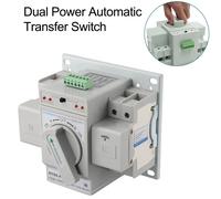 Interruttore Trasferimento Automatico Doppia Potenza 2 Poli 63 Ampere per Applic