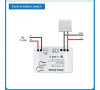 Interruttore Tuya Smart Zigbee con sensore di temperatura, relè a contatto secco passivo, funziona come assistente domestico DC 7-32 V