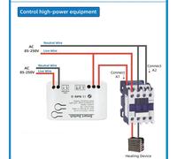 Interruttore Tuya Smart Zigbee da 2 pezzi con sensore di temperatura