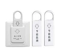 Interruttore un Scheda Magnetica per Hotel di Qualità Interruttore un Risparmio Energetico Inserire La Chiave per L'Alimentazione 3 Carte