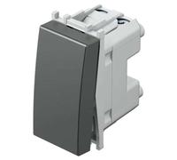INTERRUTTORE UNIPOLARE 16A ANTRACITE SM10-TEMSM10AT-U TEM