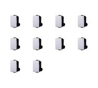 Interruttore Unipolare 1P 16A, Compatibile Bticino Matix, 1 Modulo, Colore Bianco