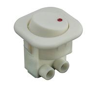 Interruttore unipolare da incasso basculante Contatto Protegido Electro dh: corpo e tasto bianco 11.477.i/B 8430552079292