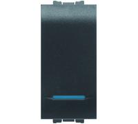 Interruttore Unipolare Luminoso 16 AX Colore Antracite - Feb Elettrica Feb Elett