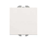 Interruttore unipolare pulsante 10AX 230V ~ con sistema di smussatura rapida bianco opaco Simon 270