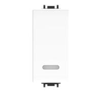 INTERRUTTORE UNIPOLARE SPIA BIANCO VP42 COMPATIBILE VIMAR PLANA VP42-MB-ECO27229 ECOVA